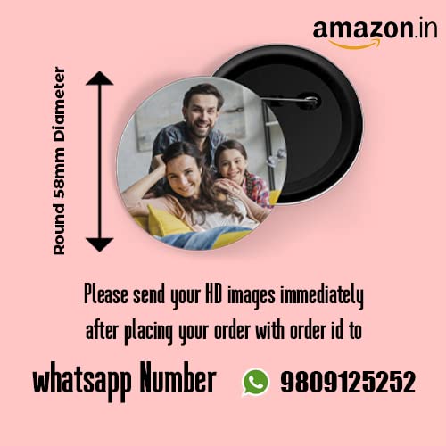 dhcrafts Round Fridge Magnet Purple Color Customised Save The Date D3 Glossy Finish Design Pack of 1 (58 mm)