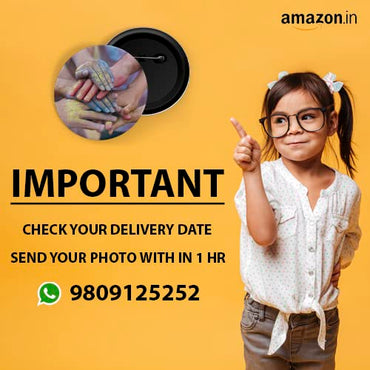 dhcrafts Round Fridge Magnet Pink Color Customised Save The Date D2 Glossy Finish Design Pack of 1 (58 mm)