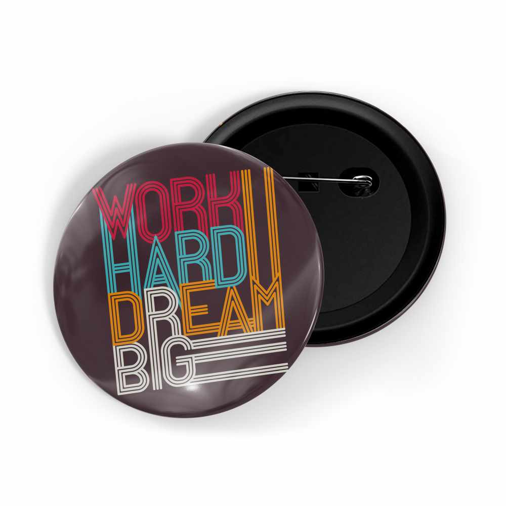 dhcrafts Round Pin Badges White Colombo Sri Lanka D2 Glossy Finish Design Pack of 1 (58mm)