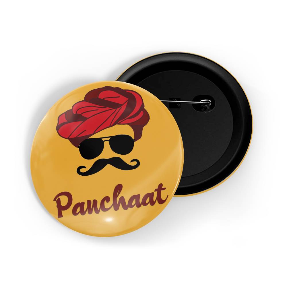 dhcrafts Round Pin Badges Multicolor Amba Ghat Maharastra D2 Glossy Finish Design Pack of 1 (58mm)