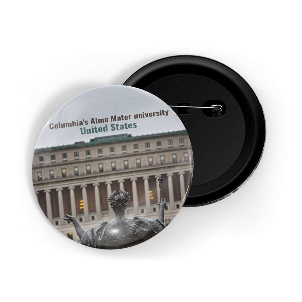 dhcrafts Round Pin Badge Multicolor Famous Tourist Place Savanna Plains Australia Glossy Finish Design Pack of 1 (58mm)