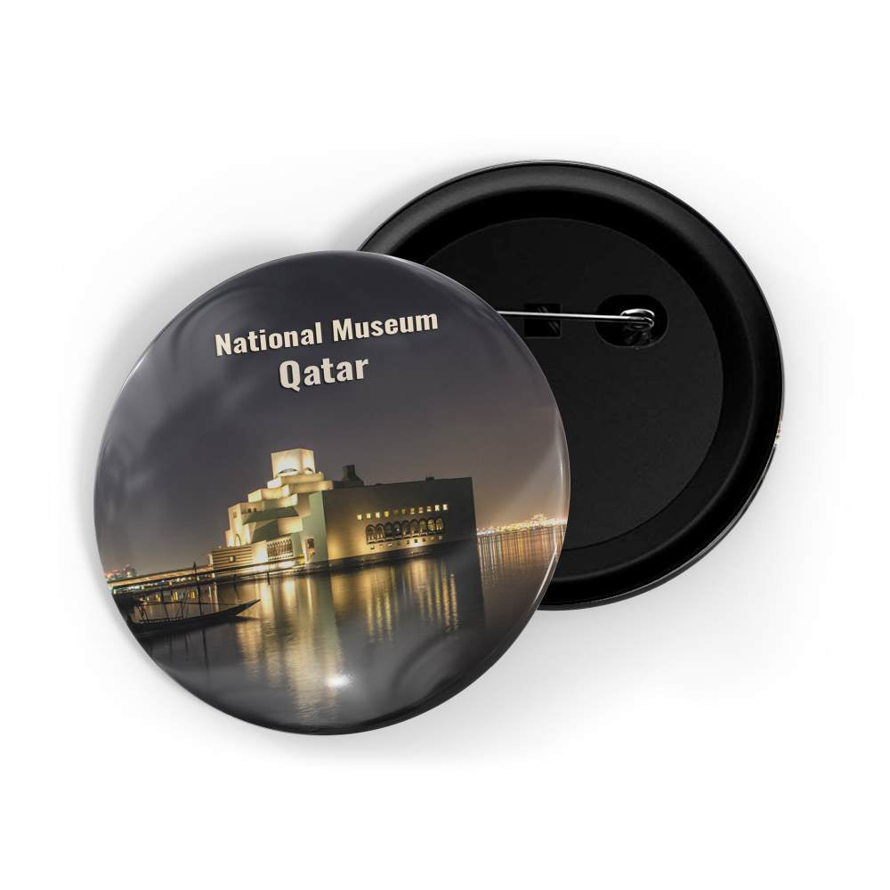 dhcrafts Round Pin Badge Multicolor Famous Tourist Place Rome City Italy Glossy Finish Design Pack of 1 (58mm)