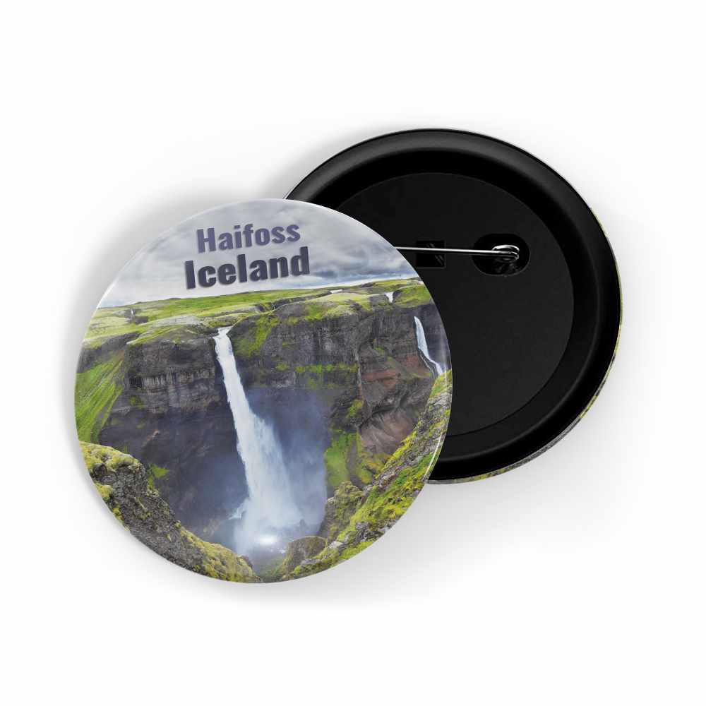 dhcrafts Round Pin Badge Multicolor Famous Tourist Place Sigiriya Rock Colombo, Sri Lanka Glossy Finish Design Pack of 1 (58mm)