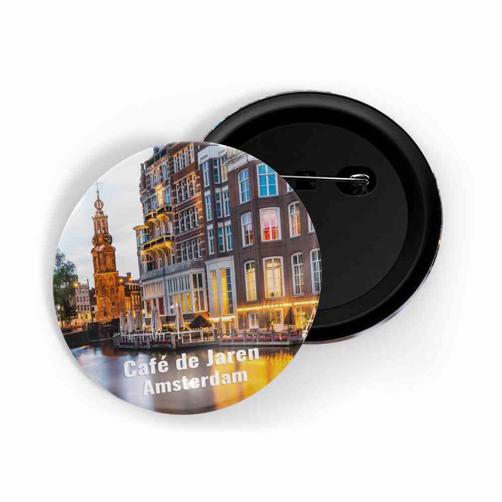 dhcrafts Round Pin Badge Multicolor Famous Tourist Place Sanam Luang Bangkok Thailand Glossy Finish Design Pack of 1 (58mm)