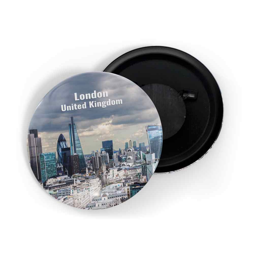 dhcrafts Fridge Magnet Multicolor Famous Tourist Place London England D4 Glossy Finish Design Pack of 1