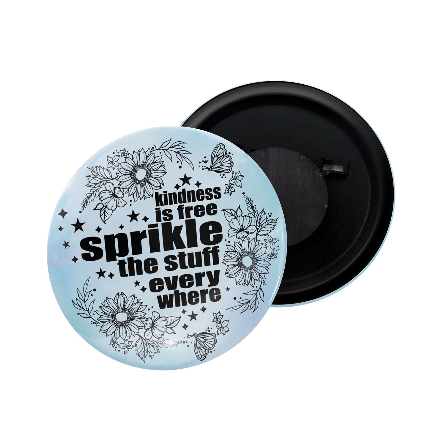 dhcrafts Fridge Magnet Multicolor Kindness Is Free Sprinklr The Stuff Over Every Where Glossy Finish Design Pack of 1 (58mm)
