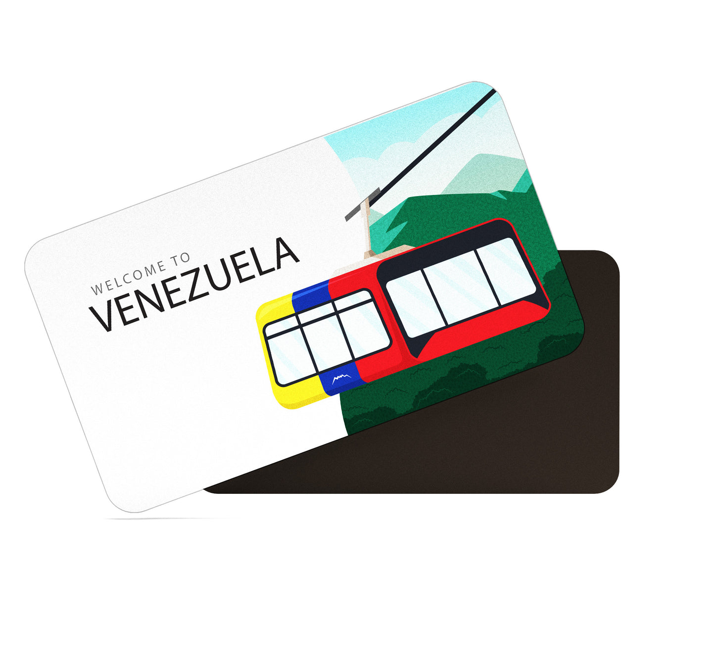 dhcrafts Rectangular Fridge Magnet Multicolor Venezuela D2 Design Pack of 1 (8.6cm x 5.4cm)