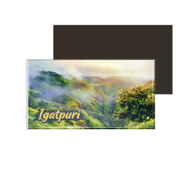 dhcrafts Rectangular Fridge Magnet Multicolor Maharashtra Igatpuri D2 Design Pack of 1 (8.6cm x 5.4cm)