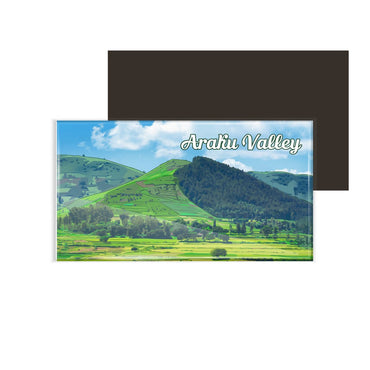 dhcrafts Andhra Pradesh Araku Valley Design Rectangular Fridge Magnet Pack of 1 (8.6cm x 5.4cm)