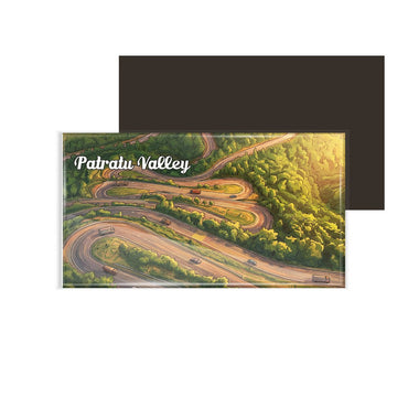 dhcrafts Jharkhand Patratu Valley Design Rectangular Fridge Magnet Pack of 1 (8.6cm x 5.4cm)