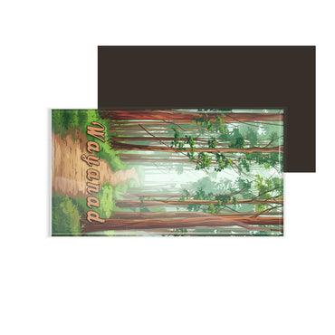 dhcrafts Kerala Wayanad Design Rectangular Fridge Magnet Pack of 1 (8.6cm x 5.4cm)