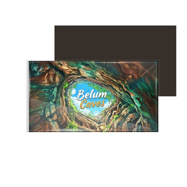 dhcrafts Andhra Pradesh Belum Caves Design Rectangular Fridge Magnet Pack of 1 (8.6cm x 5.4cm)