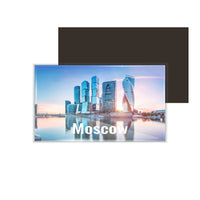 dhcrafts Fridge Magnet Rectangle Acrylic Glass (8.6 x 5.4 cm) Multicolor Travel Moscow D1 Design Pack of 1