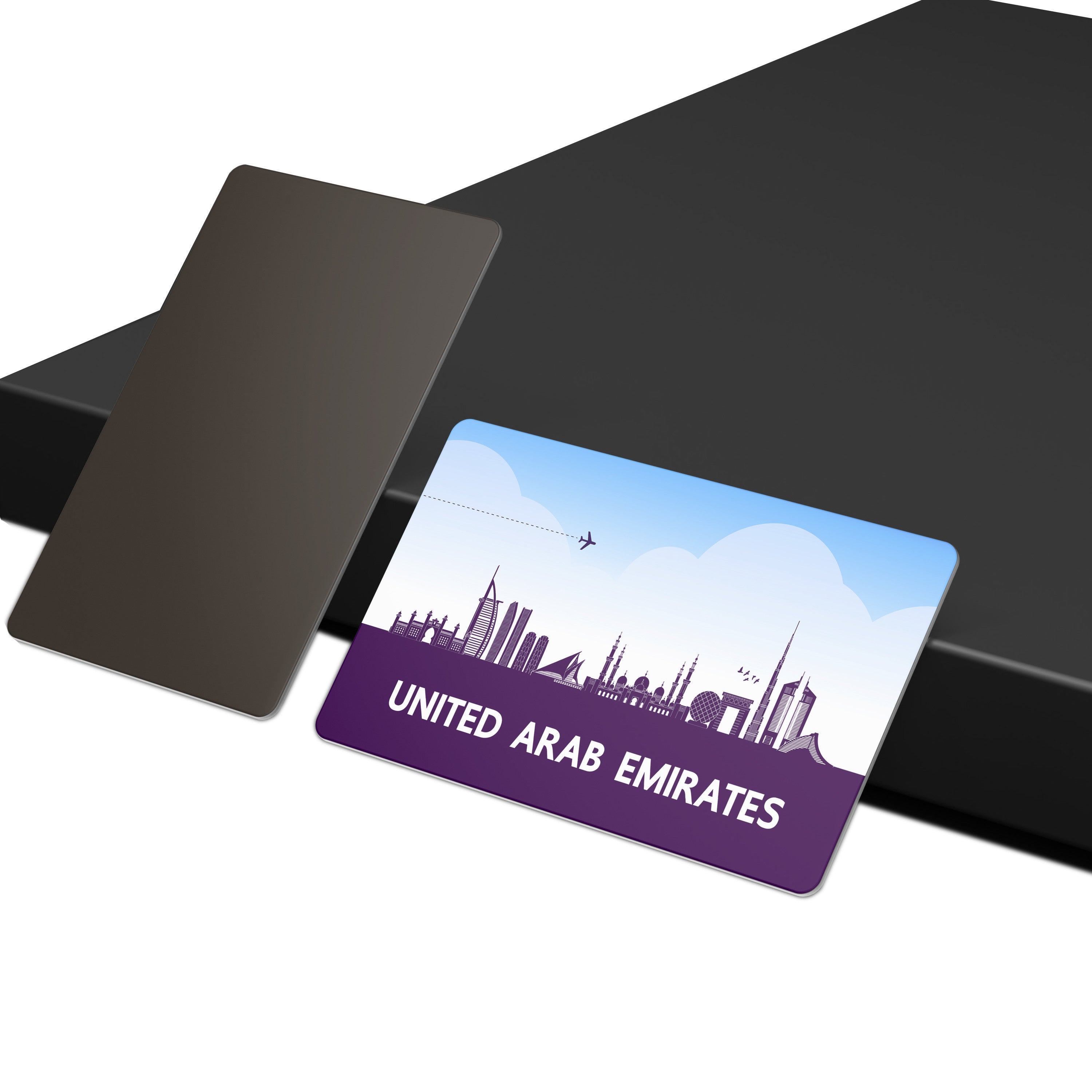dhcrafts Fridge Magnet Rectangle Acrylic Glass (8.6 x 5.4 cm) Purple Portugal Design Pack of 1