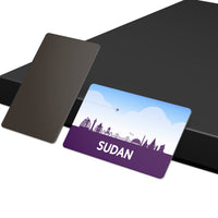 dhcrafts Fridge Magnet Rectangle Acrylic Glass (8.6 x 5.4 cm) Purple Sudan Design Pack of 1