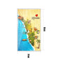 dhcrafts Rectangular Fridge Magnet Multicolor Kerala D1 Design Pack of 1 (8.6cm x 5.4cm)