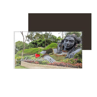 dhcrafts Fridge Magnet Rectangle Acrylic Glass (8.6 x 5.4 cm) Multicolor Karnataka Chikmangalur D1 Design Pack of 1