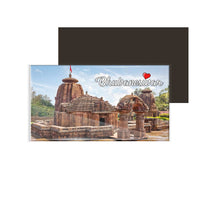 dhcrafts Fridge Magnet Rectangle Acrylic Glass (8.6 x 5.4 cm) Multicolor Odisha Bhubaneswar Design Pack of 1