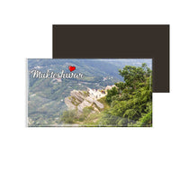 dhcrafts Fridge Magnet Rectangle Acrylic Glass (8.6 x 5.4 cm) Multicolor Uttarakhand Mukteshwar D2 Design Pack of 1