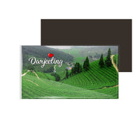 dhcrafts Fridge Magnet Rectangle Acrylic Glass (8.6 x 5.4 cm) Multicolor West Bengal Darjeeling D2 Design Pack of 1