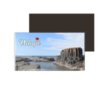 dhcrafts Fridge Magnet Rectangle Acrylic Glass (8.6 x 5.4 cm) Multicolor Karnataka Udupi D1 Design Pack of 1