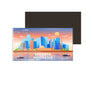 dhcrafts Rectangular Fridge Magnet Multicolor Indonesia Jakarta Design Pack of 1 (8.6cm x 5.4cm)