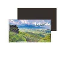 dhcrafts Fridge Magnet Rectangle Acrylic Glass (8.6 x 5.4 cm) Maharashtra Lonavala Design Pack of 1