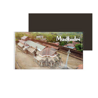 dhcrafts Multicolor Karnataka Mudbidri Design Rectangular Acrylic Fridge Magnet / Magnetic Card Pack of 1 (8.6cm x 5.4cm)