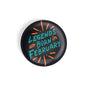 dhcrafts Round Fridge Magnet Black Color Legends Are Born In February Glossy Finish Design Pack of 1 (58 mm)