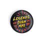 dhcrafts Round Fridge Magnet Black Color Legends Are Born In May Glossy Finish Design Pack of 1 (58 mm)