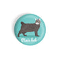 dhcrafts Round Fridge Magnet Blue Color Pixie Bob Pet Cat Glossy Finish Design Pack of 1