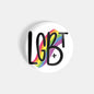 dhcrafts Round Fridge Magnet White Color LGBTQ D15 Glossy Finish Design Pack Of 1