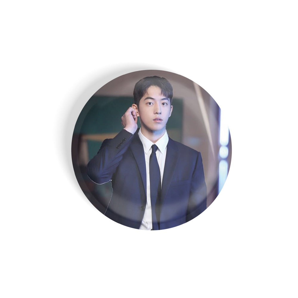 dhcrafts Round Fridge Magnet Multicolor Kdrama Actor Nam Joo Hyuk D1 Glossy Finish Design Pack of 1