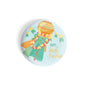 dhcrafts Round Fridge Magnet Blue Gudi Padwa D6 Glossy Finish Design Pack of 1