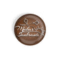 dhcrafts Round Fridge Magnet Brown Makar Sankranti D1 Glossy Finish Design Pack of 1 (75 mm)