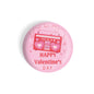 dhcrafts Round Fridge Magnet Pink Valentine's Day D9 Glossy Finish Design Pack of 1 (75 mm)