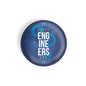 dhcrafts Round Fridge Magnet Blue Engineer's Day D4 Glossy Finish Design Pack of 1 (58 mm)