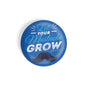 dhcrafts Round Fridge Magnet Blue No Shave November D1 Glossy Finish Design Pack of 1 (58 mm)
