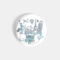 dhcrafts Round Fridge Magnet White World Tourism Day D2 Glossy Finish Design Pack of 1 (58 mm)