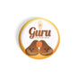 dhcrafts Round Fridge Magnet Multicolor Guru Purnima D1 Glossy Finish Design Pack of 1