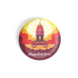 dhcrafts Round Fridge Magnet Multicolor Rath Yatra D1 Glossy Finish Design Pack of 1