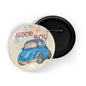 dhcrafts Round Fridge Magnet Multicolor New Jersey U.S.A D2 Glossy Finish Design Pack of 1 (58 mm)