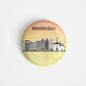dhcrafts Round Fridge Magnet Multicolour Places Amsterdam City In Netherlands Glossy Finish Design Pack of 1