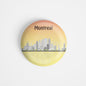 dhcrafts Round Fridge Magnet Multicolour Places Montreal City In Canada's Québec Province Glossy Finish Design Pack of 1 (58 mm)