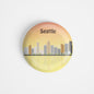 dhcrafts Round Fridge Magnet Multicolour Places Seattle City On The West Coast Of The United States Glossy Finish Design Pack of 1 (58 mm)