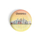 dhcrafts Round Fridge Magnet Multicolour Places Chongquing Municipality In China Glossy Finish Design Pack of 1 (75 mm)