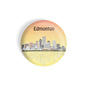 dhcrafts Round Fridge Magnet Multicolour Places Edmonton City In Canada Glossy Finish Design Pack of 1