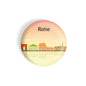 dhcrafts Round Fridge Magnet Multicolour Places Rome Capital Of Italy Glossy Finish Design Pack of 1 (58 mm)