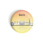 dhcrafts Round Fridge Magnet Multicolour Places Sucre Capital Of Bolivia Glossy Finish Design Pack of 1 (75 mm)