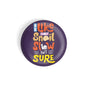 dhcrafts Round Fridge Magnet Quotes Purple Be Like A Snail Slow But Sure D2 Glossy Finish Design Pack of 1 (58 mm)